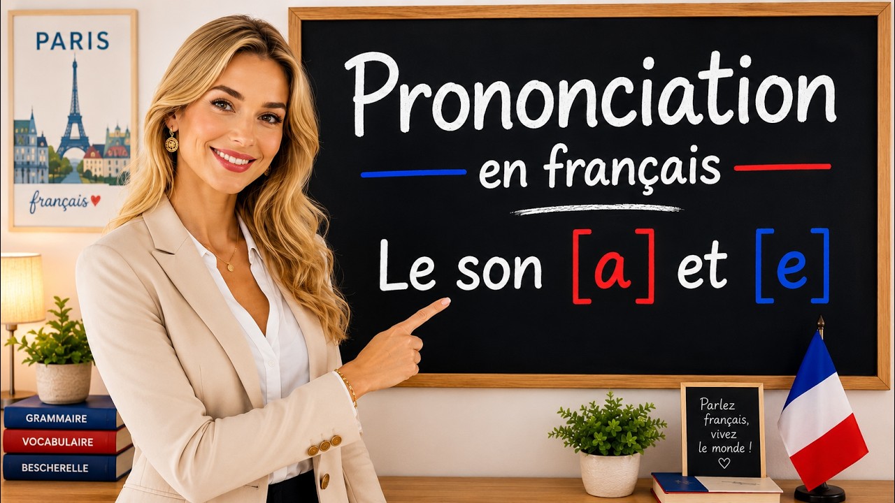 Prononciation en français - Le son [a] et [e]