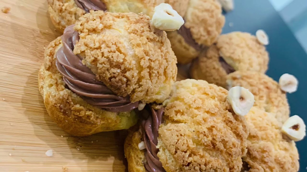 Choux au craquelin  au thermomix