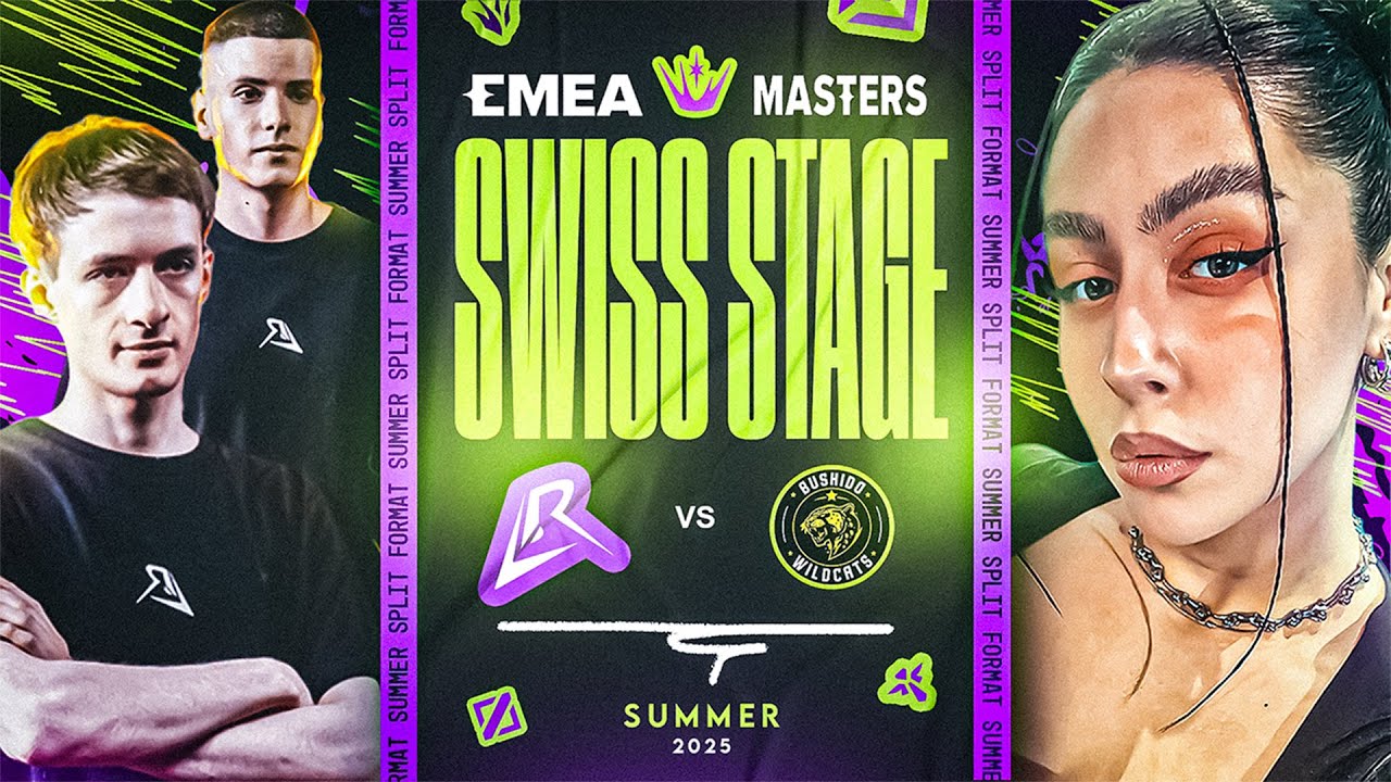 Los Ratones против Bushido Wildcats, EMEA Masters, лето 2025, швейцарский этап | Troubleinc