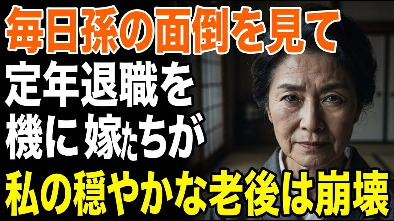 「お義母さん、毎日孫を見て」定年後の私に嫁と嫁母が押しかけた日…静かな老後が崩れる予兆と、私が用意した“たった一言”