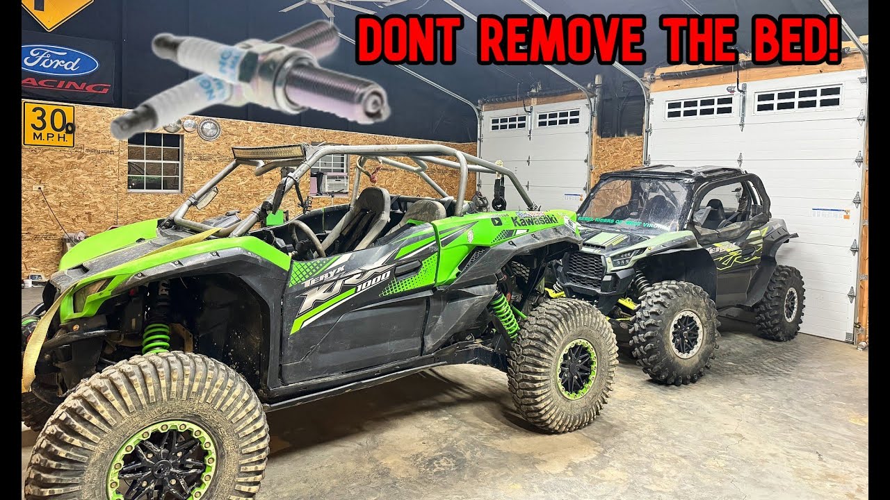 Replace Spark Plugs Kawasaki KRX & KRX4 (The Easy Way)