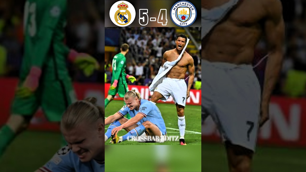 Real Madrid VS Manchester City 2025 Imaginary Champions League Final | #ronaldo vs #haaland