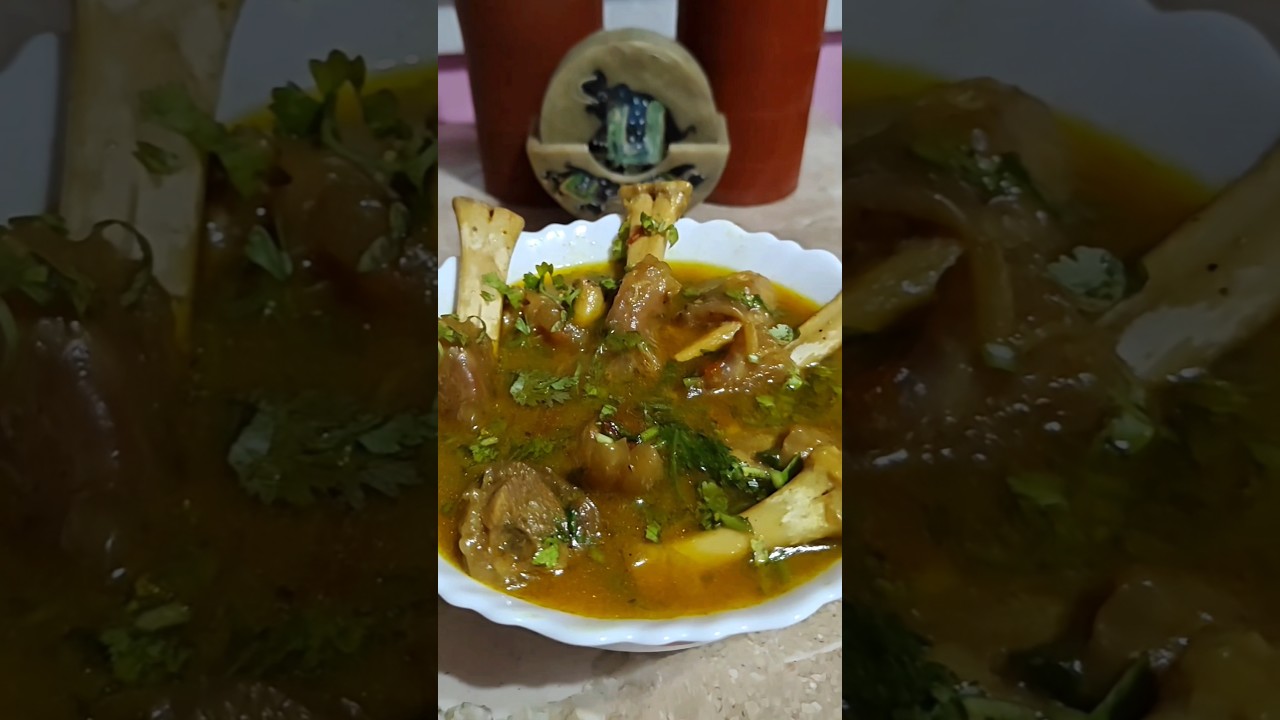 স্বাস্থ্যকর টেঙরি স্যুপ/ মাটন পায়া রেসিপি Easy Mutton Tengri Soup Bengali Style/ Mutton Paya Recipe