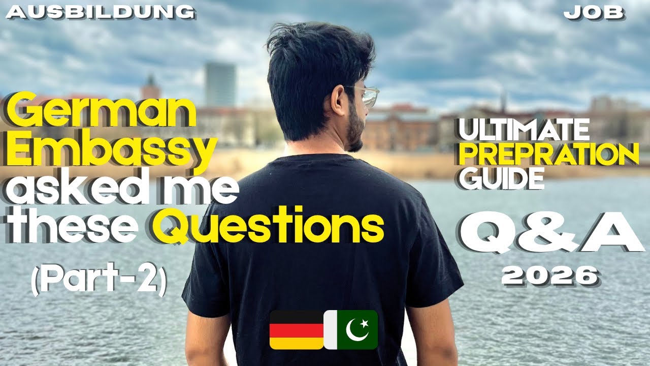 Germany Ausbildung Visa Interview Questions & Answers #germany #ausbildung2025#visa#interview 