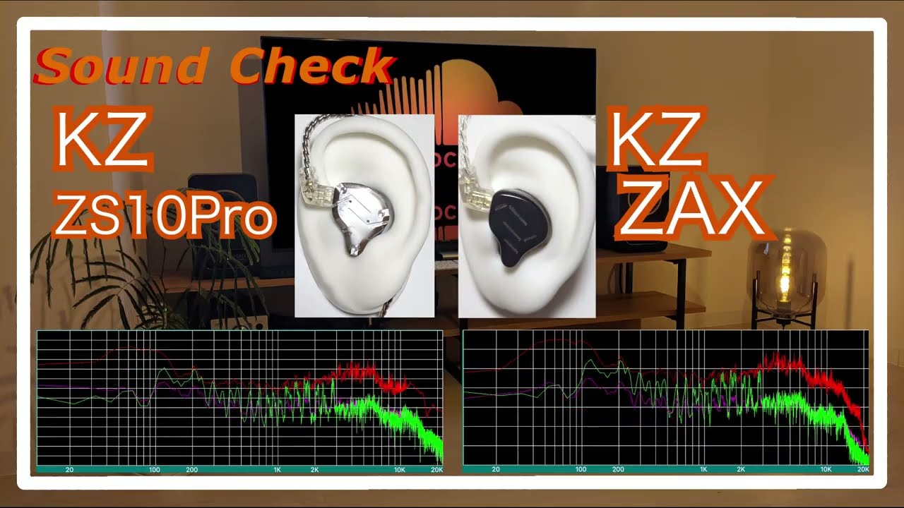 KZ ZS10Pro vs KZ ZAX [IEMs Chinese In-Ear headphones Sound Comparison 中華イヤホン音比較]