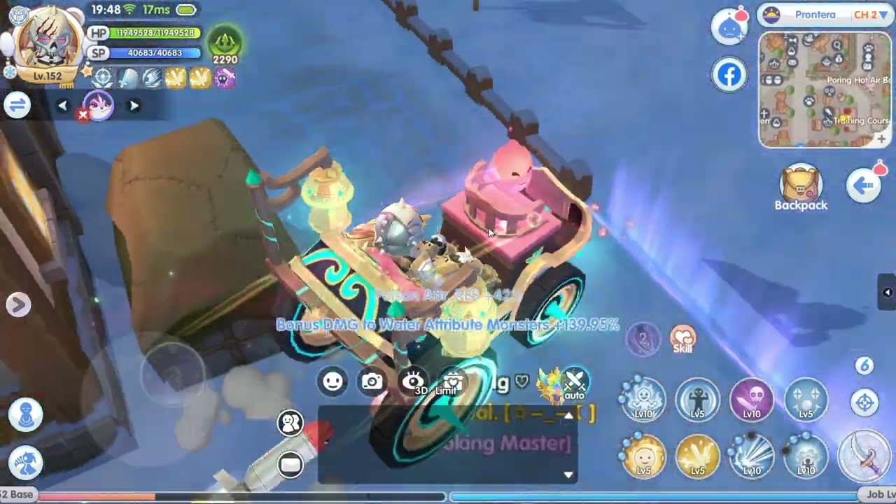 [ROX] SuNo Dagger - Tier I Ivory Knife vs Tier II. how much dps increase. #ragnarokxnextgeneration
