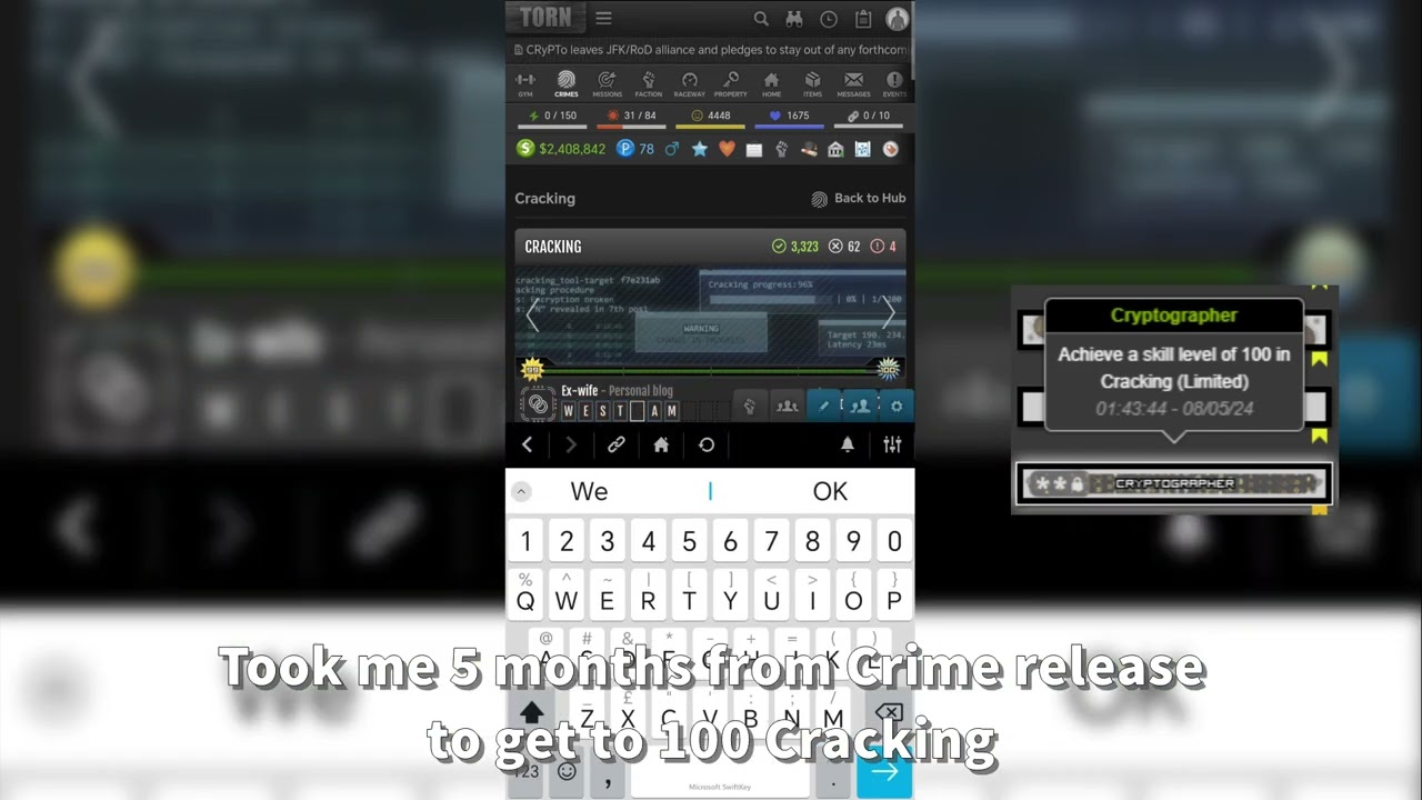 Level 100 Cracking - 5 Months | Torn