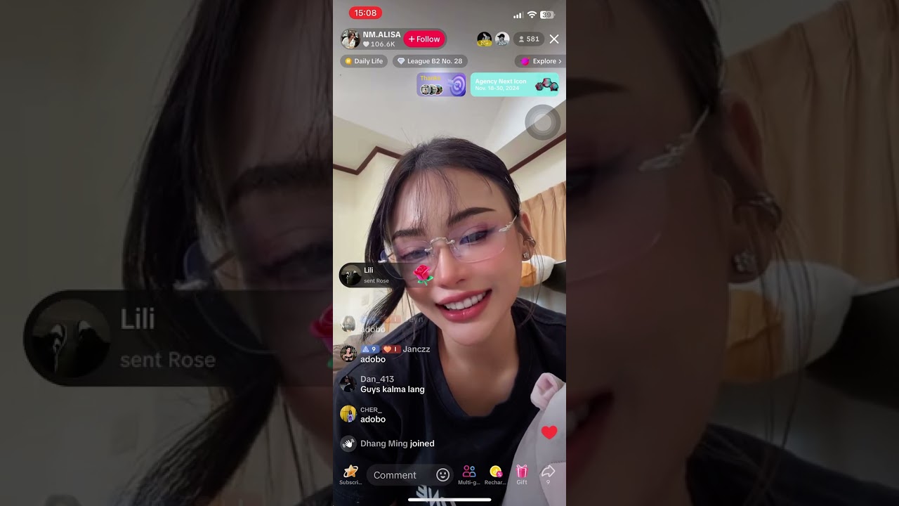 Namo live (112224) short interaction with Janc💙