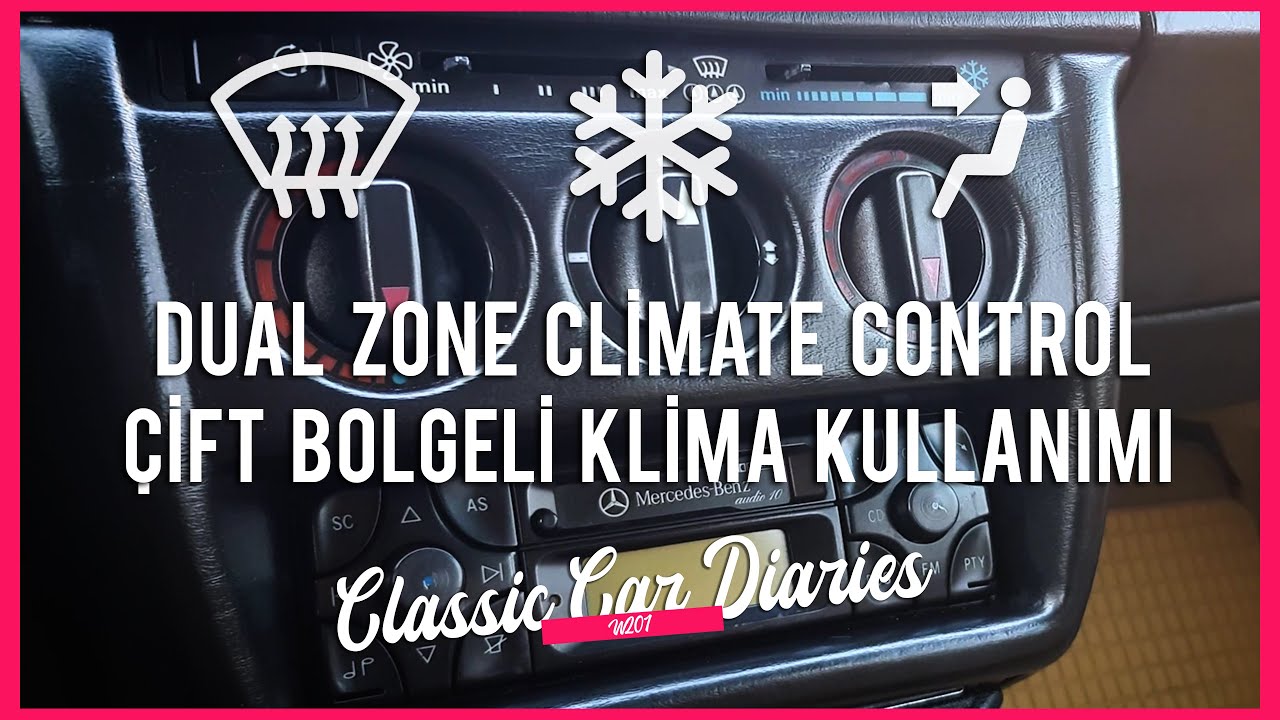 Mercedes W201 190E Dual Zone Climate Control | Mercedes W201 Çift Bölgeli Klima (English Subtitles)