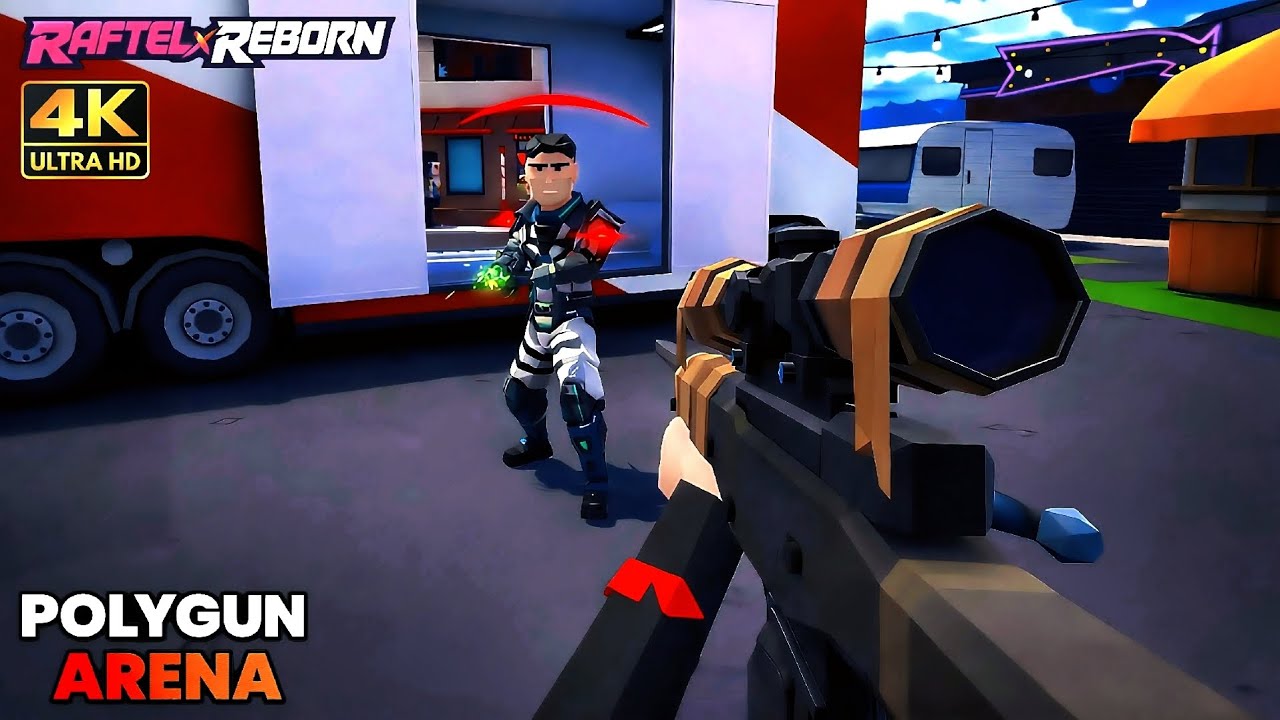 POLYGUN ARENA - Team Deathmatch [4K60fps] | RAFTEL x REBORN