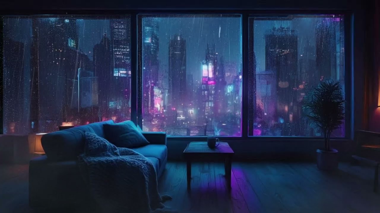 Dreamwave Relaxing Mix - Neon Rainy Nights & Retro Dreams