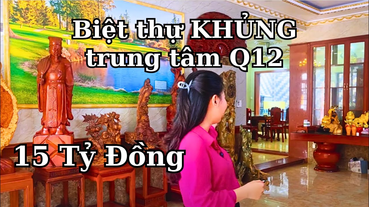 Choáng với độ chịu chơi của đại gia Q12 với căn Biệt Thự Tân Cổ Điển siêu đẹp