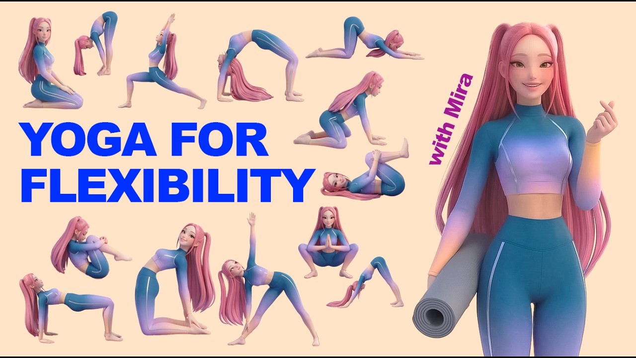 Yoga for Flexibility | Yoga for Kids | Improve Posture | Kid Yoga i Demon Hunters I Yoga with Mira