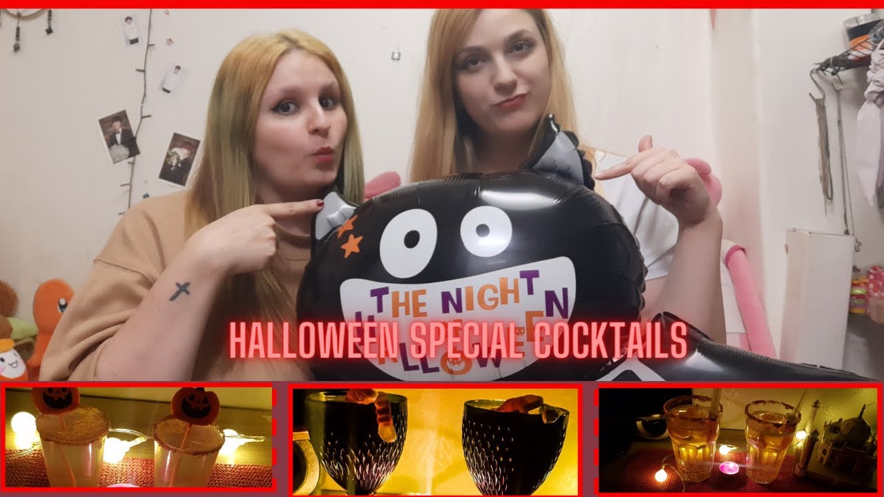 How to make Spooky Halloween DIY Cocktails (Korean Style) - Shirley Temple & Bewitched shot