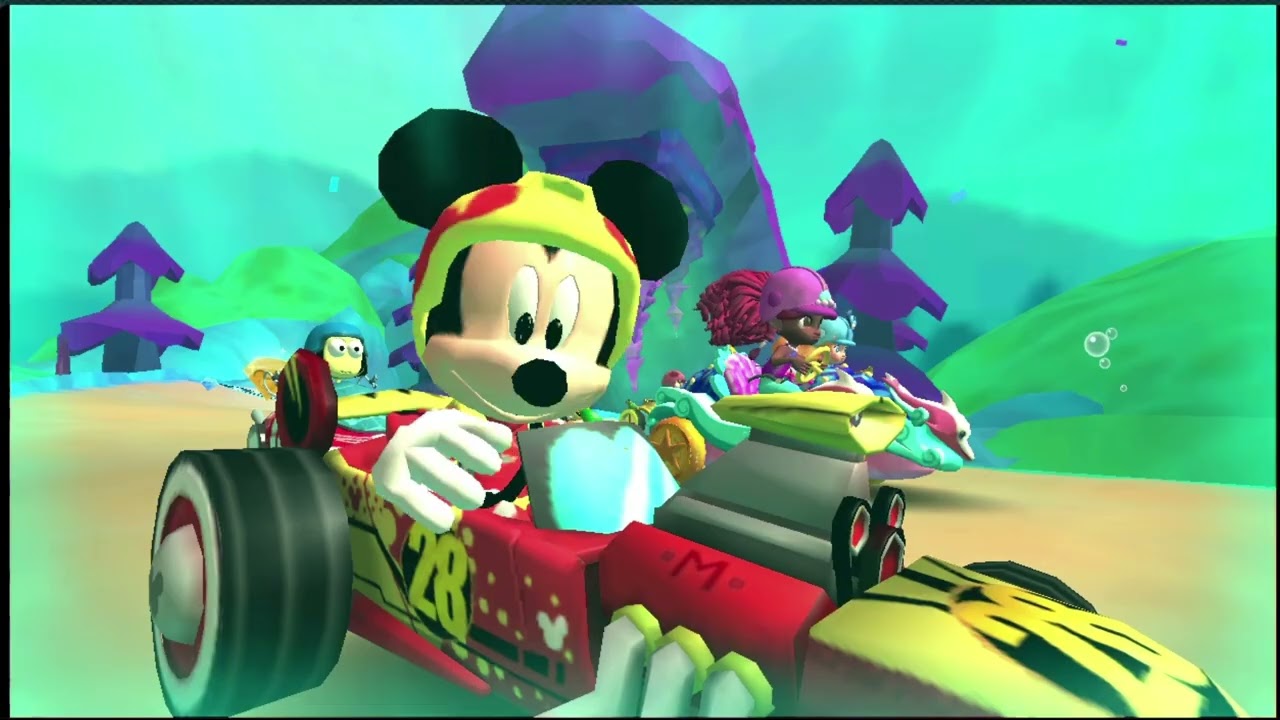 Disney All Star Racers Around the World Cup as Mickey