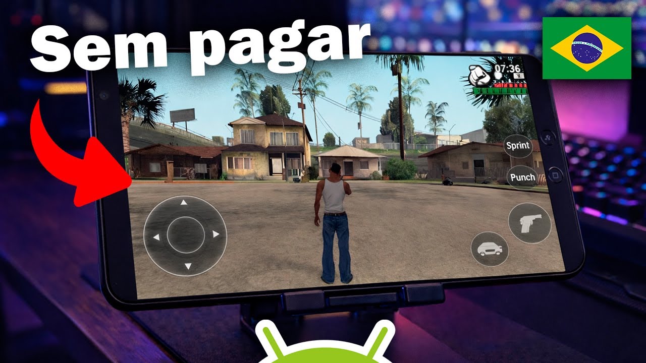 Como BAIXAR GTA San Andreas GRÁTIS no Android ÚLTIMA VERSÃO 2026