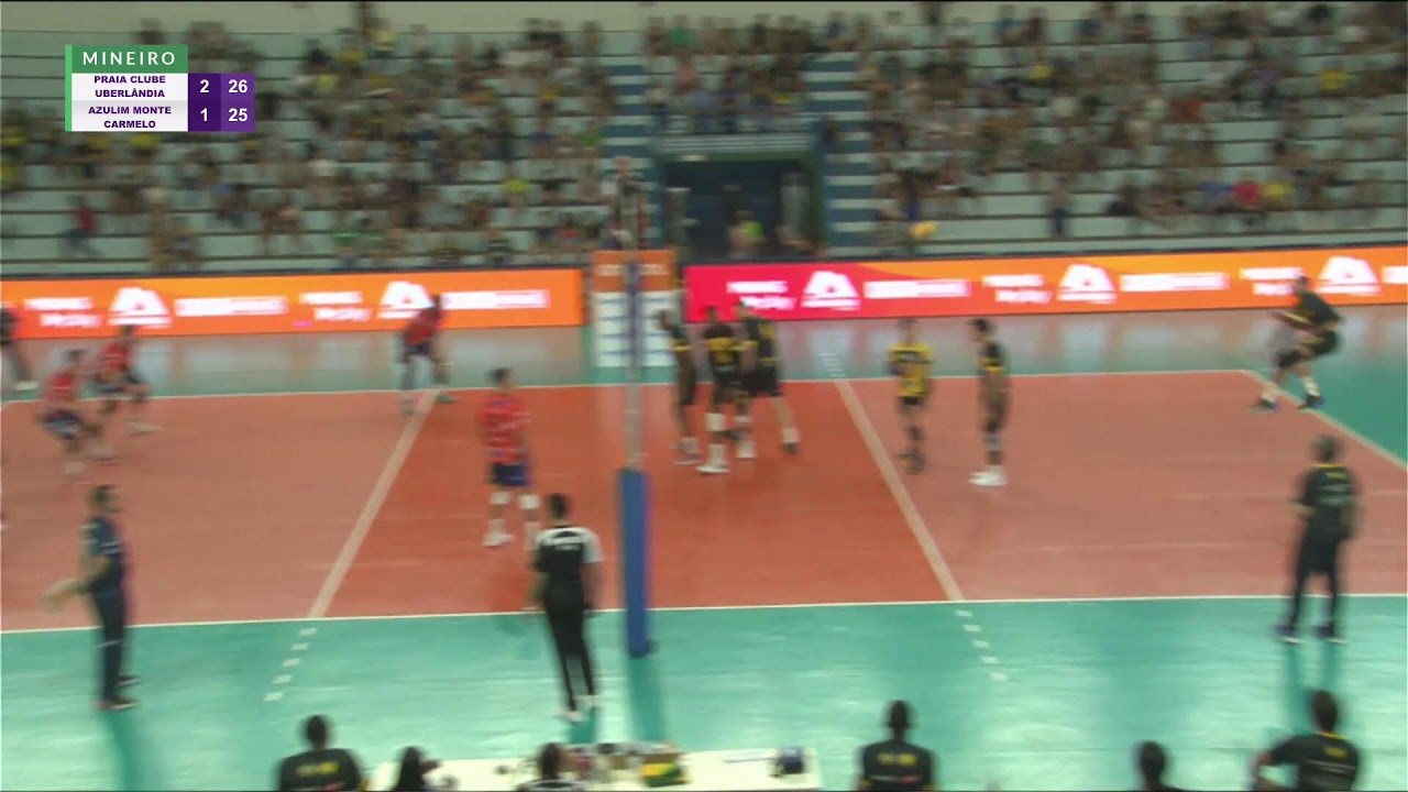 CAMPEONATO MINEIRO DE VOLÊI  - PRAIA CLUBE VS AZULIM MONTE CARMELO