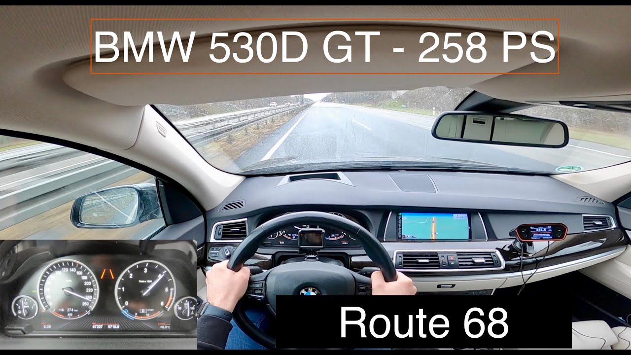 2015 BMW 530D GT Autobahn POV by Route 68