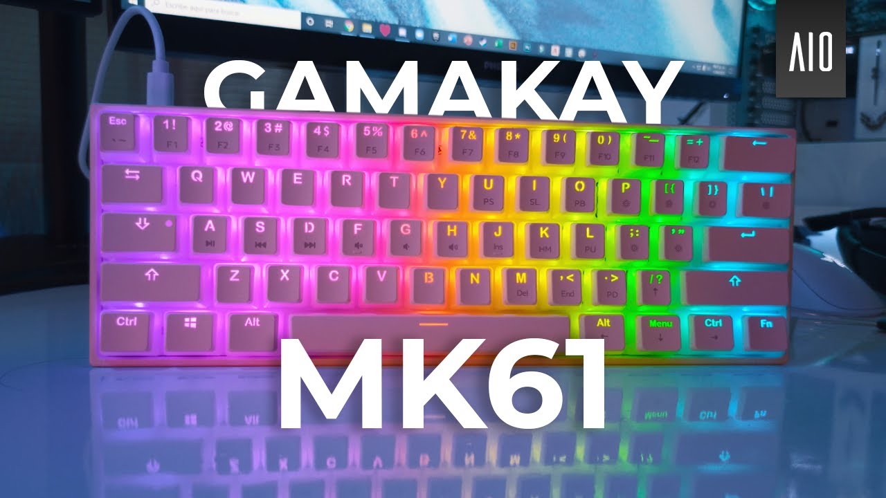 El Teclado Óptico con KeyCaps Pudding Calidad Precio | Gamakay MK61 Switch Red | Unboxing y Review
