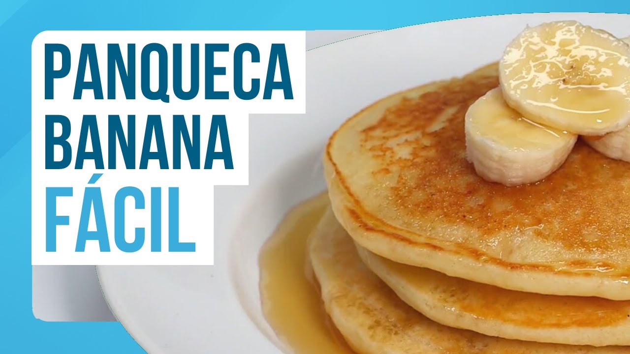 Como fazer PANQUECA DE BANANA COM AVEIA  (DELICIOSA) - Receita FIT