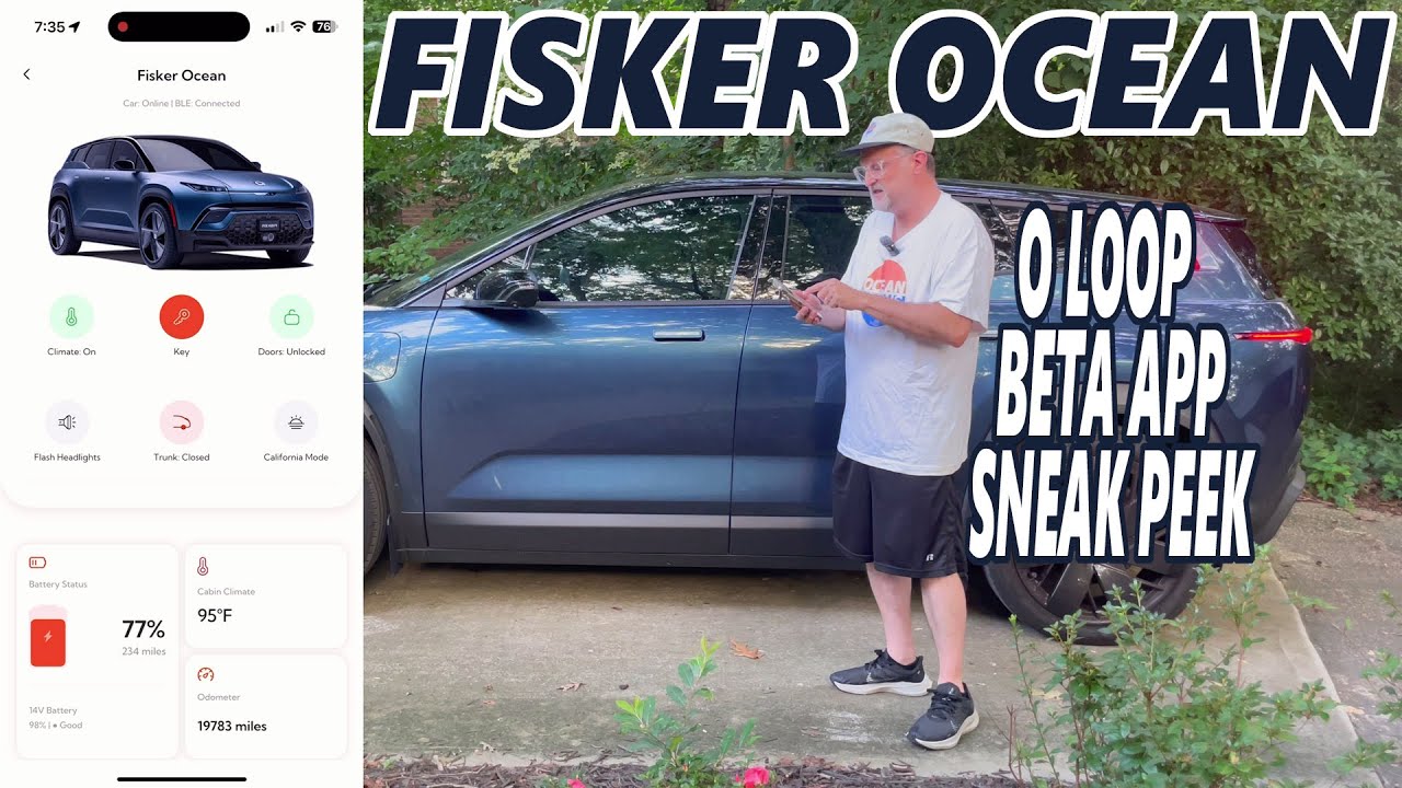 Fisker Ocean - O Loop App Beta Sneak Peek