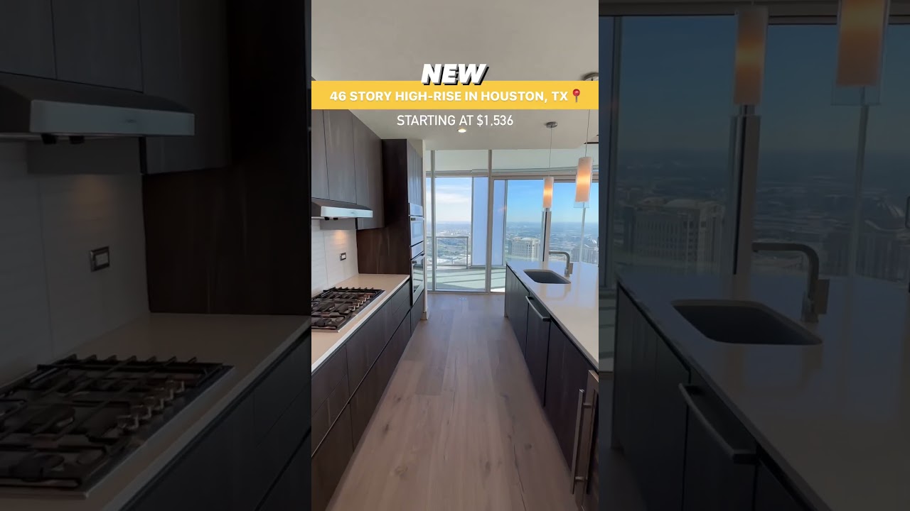 Houston Apartment Tour - New 46 Story High-Rise Apartments