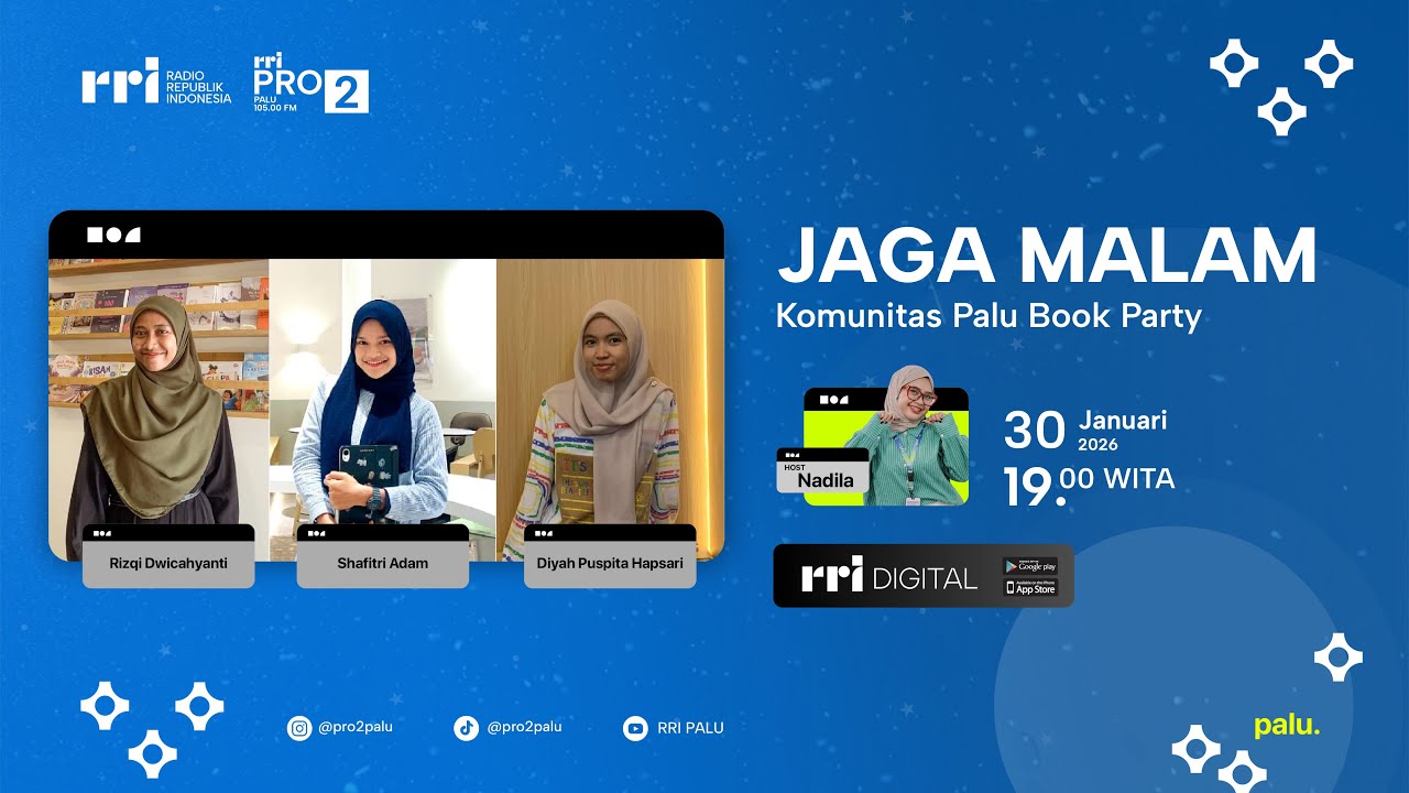 JAGA MALAM - KOMUNITAS : KOMUNITAS PALU BOOK PARTY