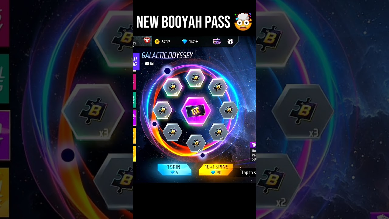Booyah Pass Ring Event Spin 🤯:Free Fire Booyah Pass Ring||Free Fire New Event