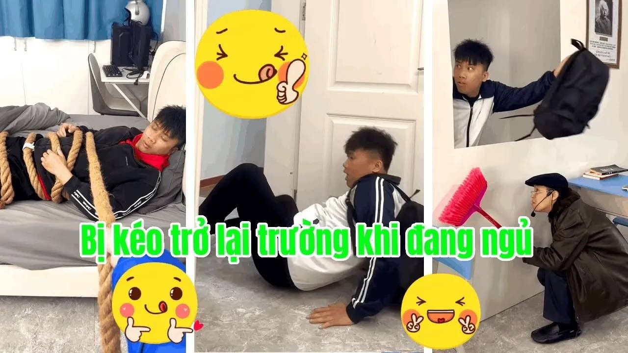 [TỔNG HỢP]Bị kéo trở lại trường khi đang ngủ| cười bể bụng mới nhất tập 250(Thú Vị Nhỉ)