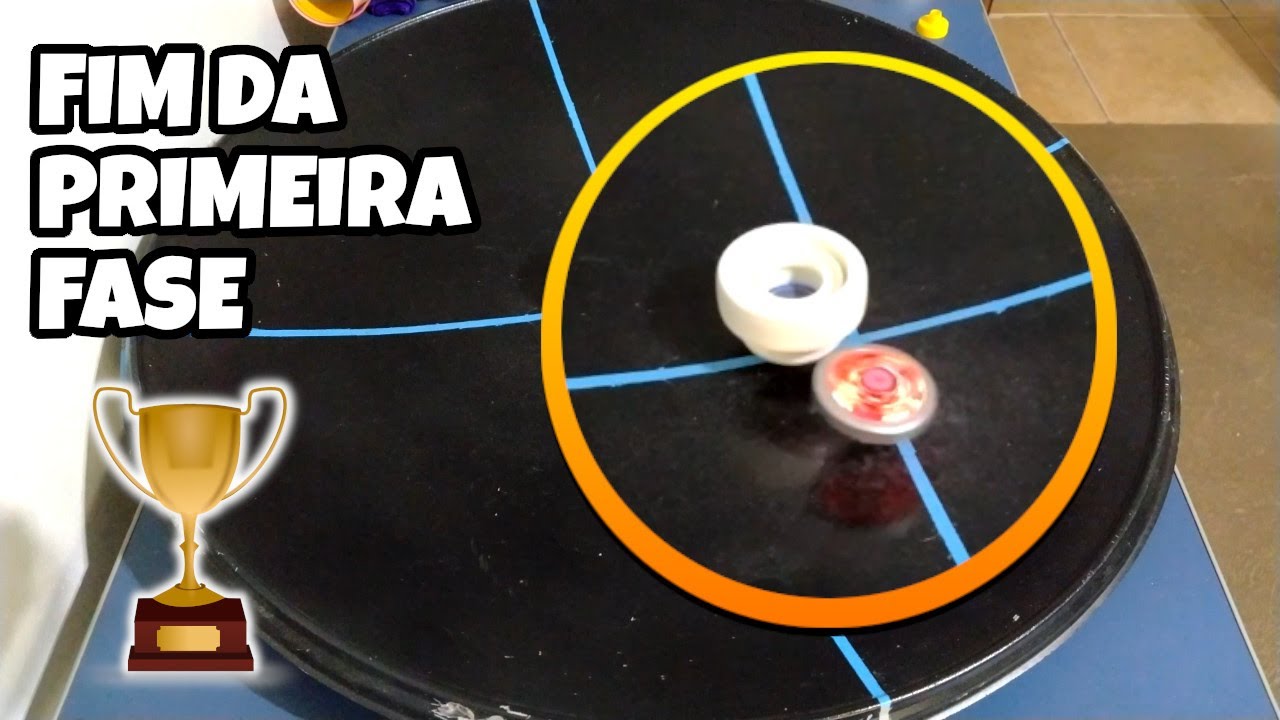 BATALHA BEYBLADE CASEIRA - FASE 1 DO TORNEIO TERMINADA!