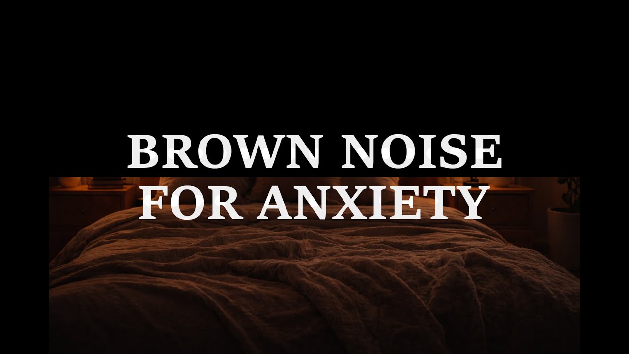 Brown Noise for Anxiety Relief & Deep Relaxation | 8 Hours | Black Screen