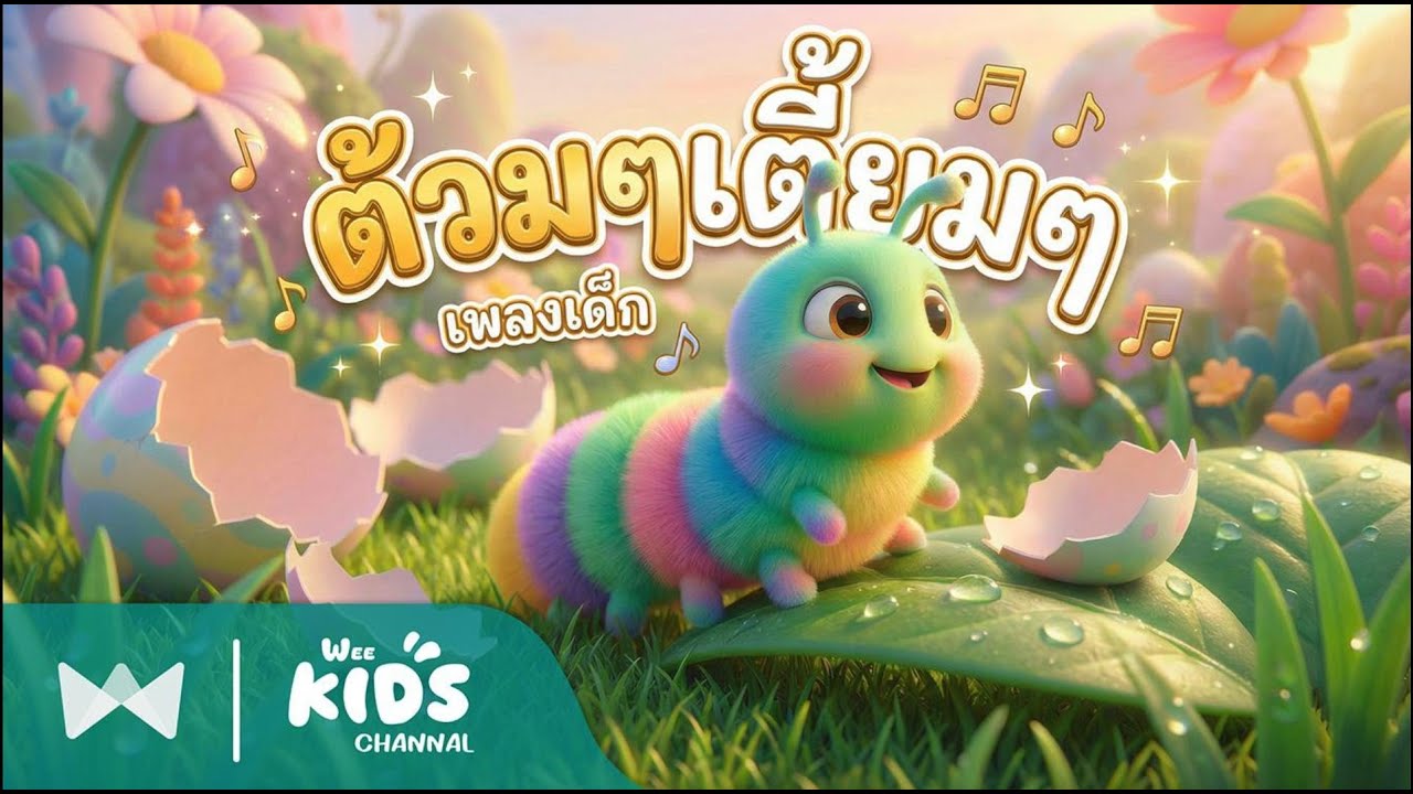 ต้วม ๆ เตี้ยม ๆ ออกมาจากไข่ | หนอนผีเสื้อ | เพลงเด็ก | Wee Kids Song