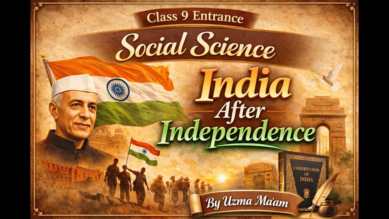 9TH ENTRANCE| SOCIAL SCIENCE |JMI AMU FREE ONLINE CLASSES|