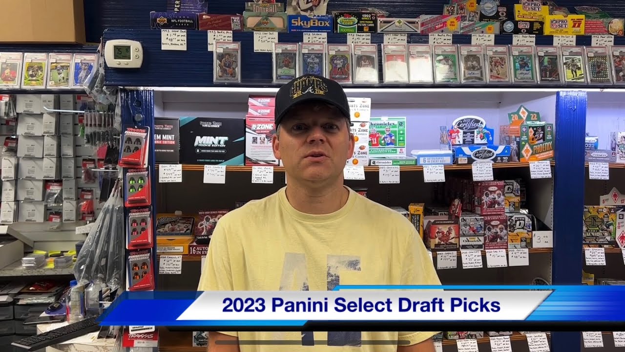 2023 Panini Select Draft Picks Football Hobby Box Break