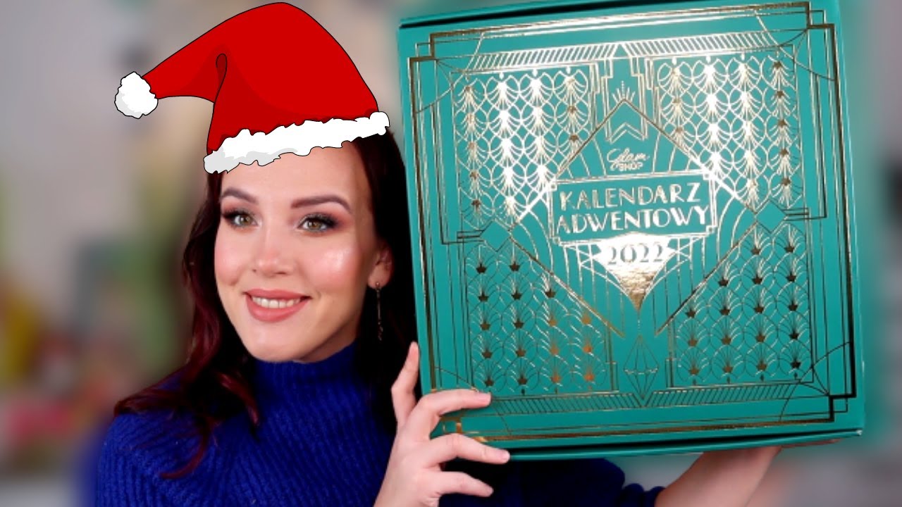 🎅Mikołajkowy🎅makijaż kosmetykami z Kalendarza adwentowego Glam Shop 2022