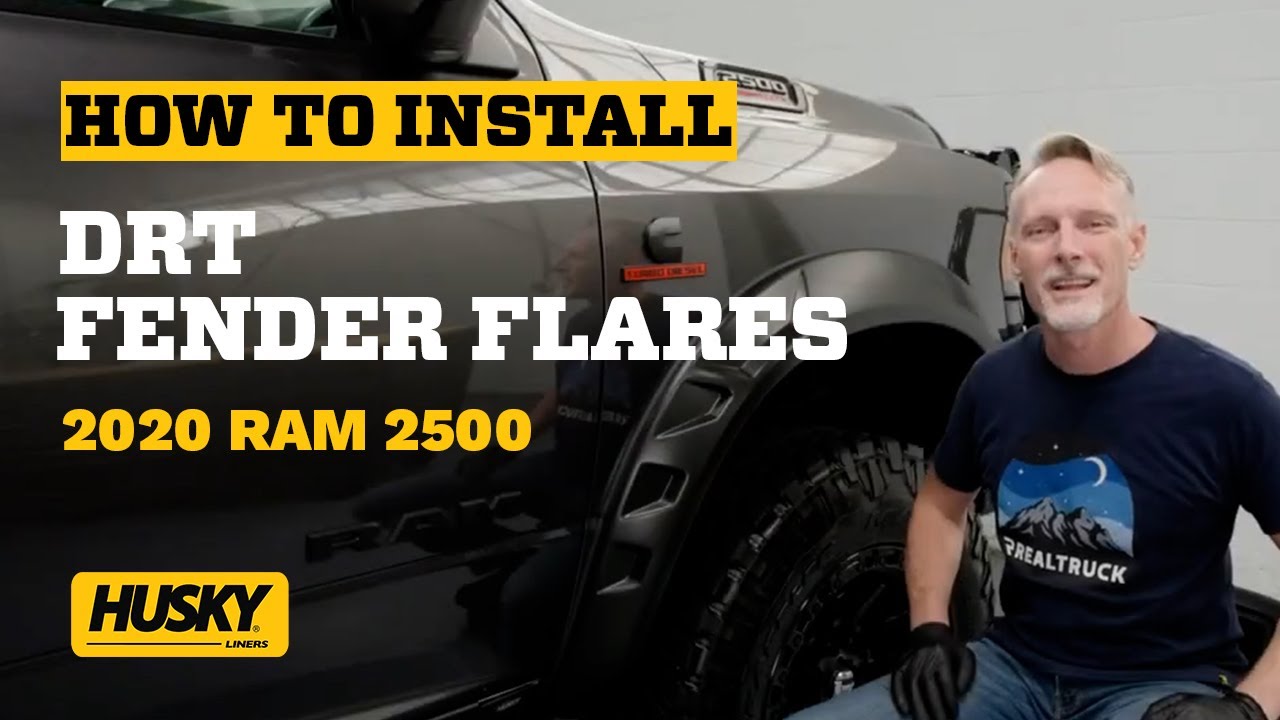 How to Install Husky Liners DRT Fender Flares on a 2020 Ram 2500