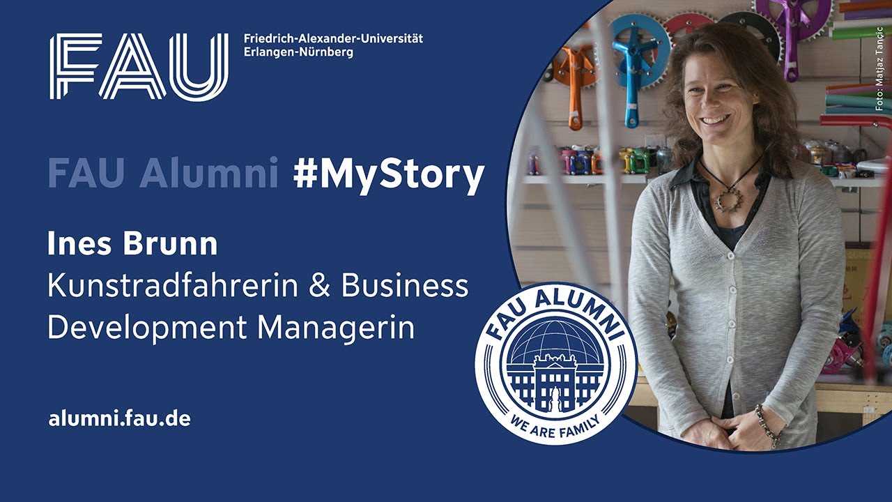 FAU Alumni #MyStory: Ines Brunn - Kunstradfahrerin und Business Development Managerin