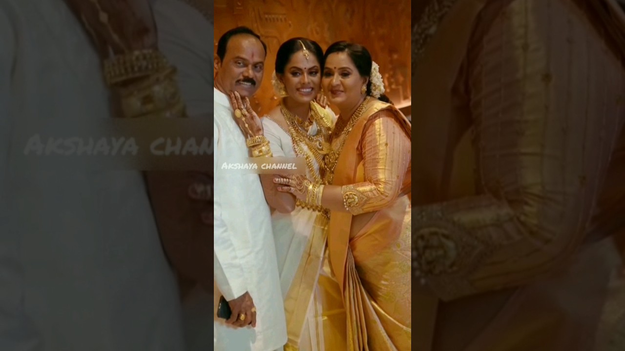 80 's fame Actress Radha daughter Karthika nair wedding video 🥰