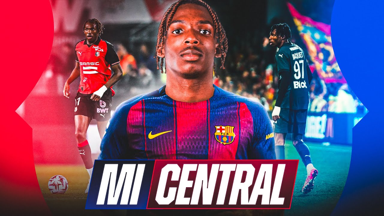 AS&Iacute; JUEGA JEREMY JACQUET EL CENTRAL DE FUTURO DEL BAR&Ccedil;A