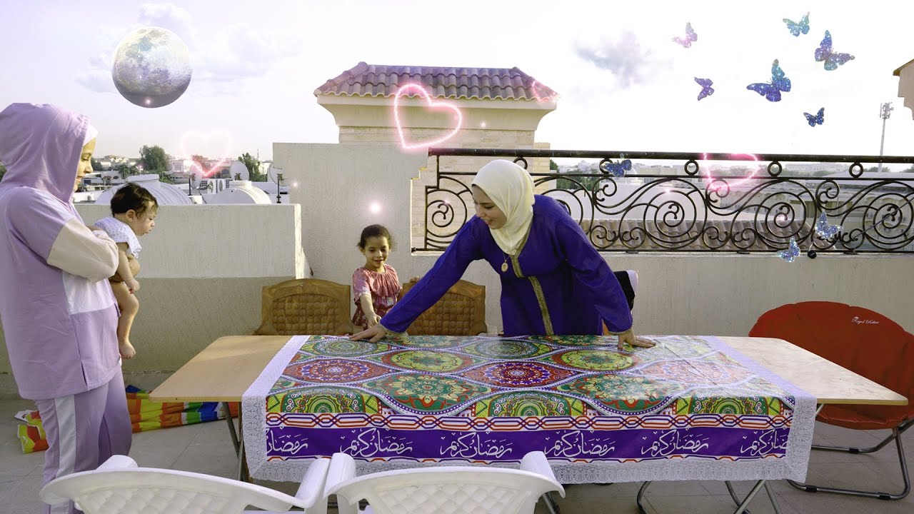 عزمنا الجيران على سطح البيت 🏡- مقلبتها تانى مره😡