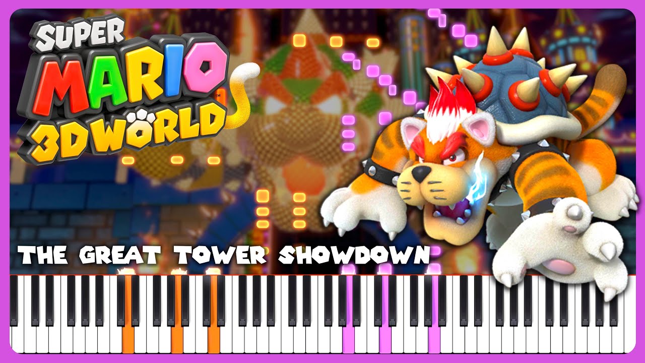 The Great Tower Showdown ~ Super Mario 3D World | Piano Cover (+ Sheet Music)