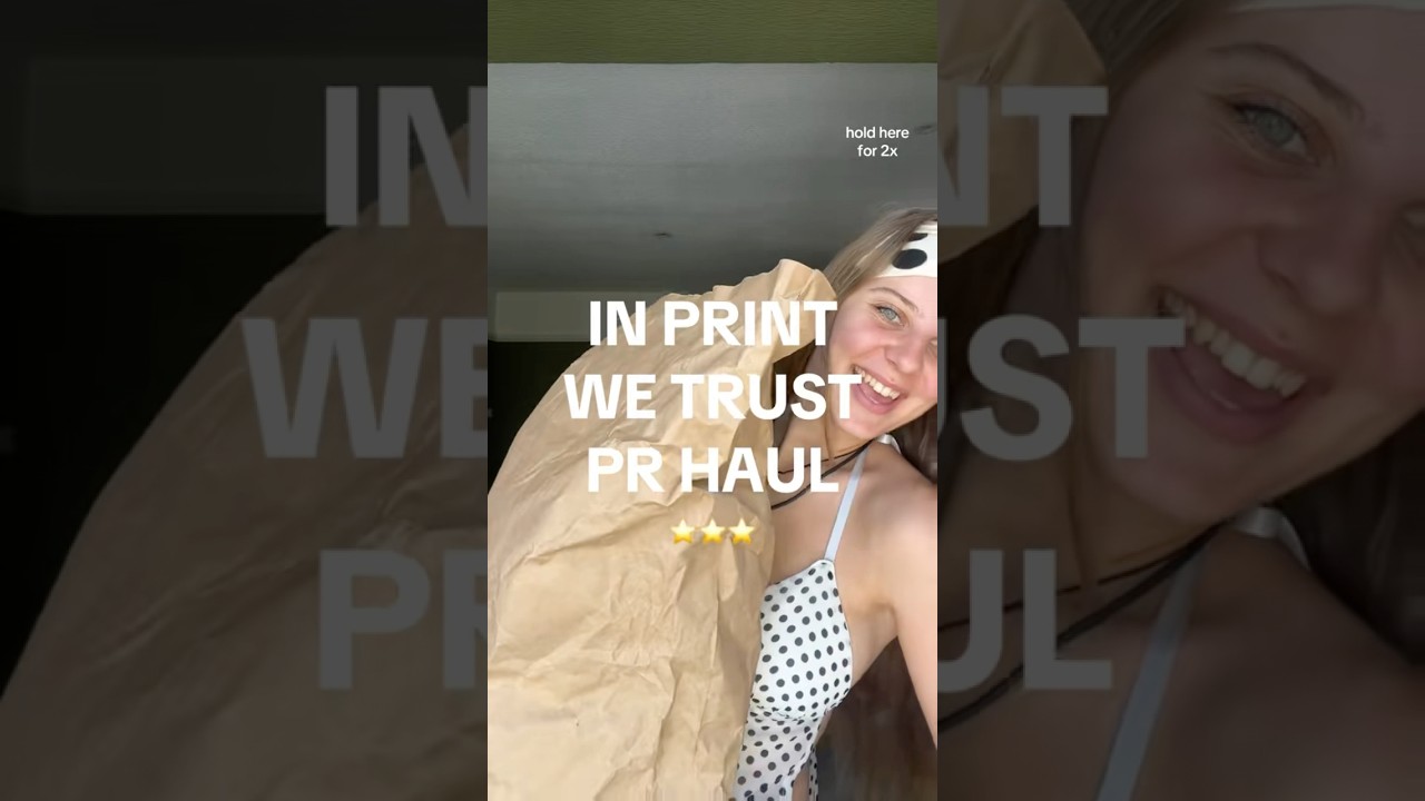 in print we trust haul! (gifted) #haul #haulvideo #fashion #clothinghaul