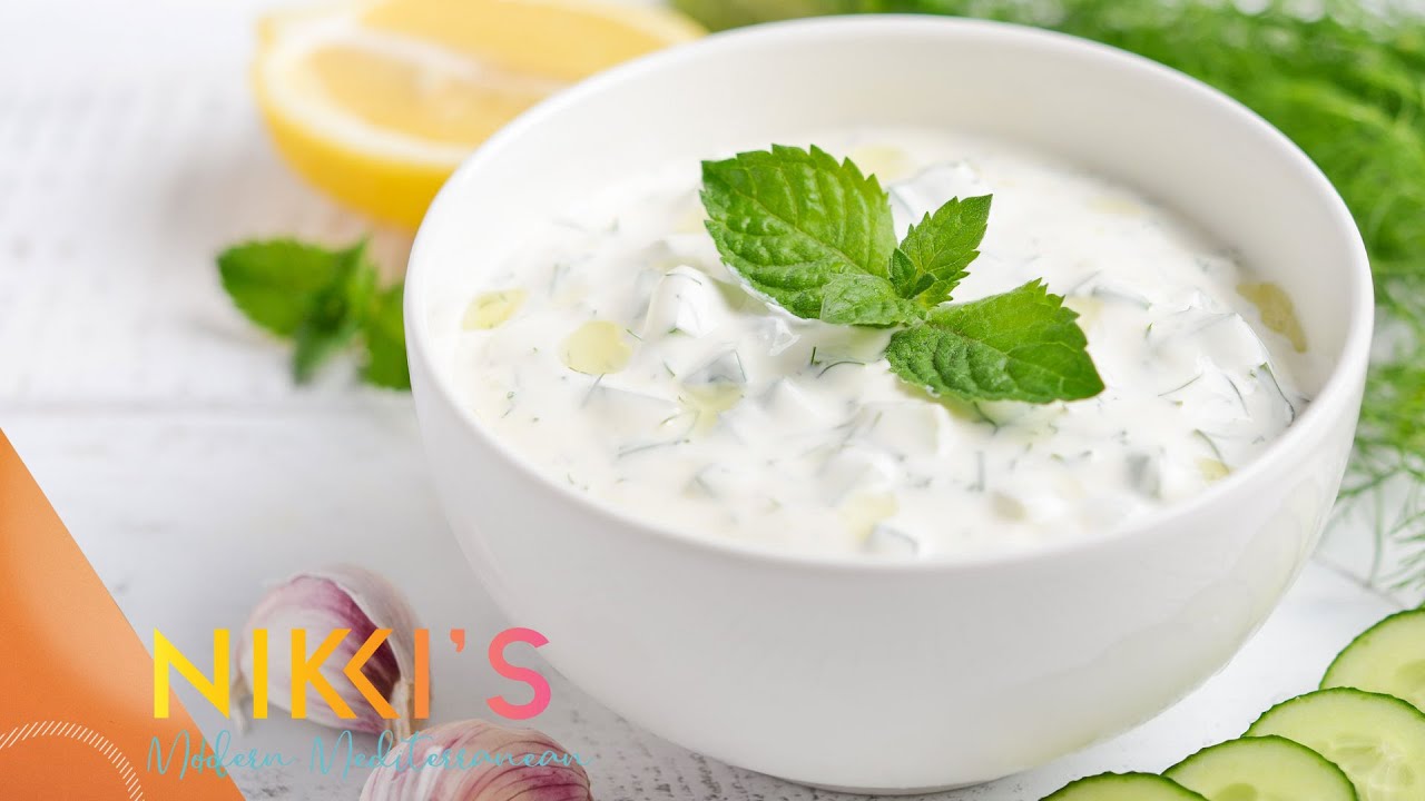 How to make Authentic Greek Tzatziki Sauce Easy and Fast