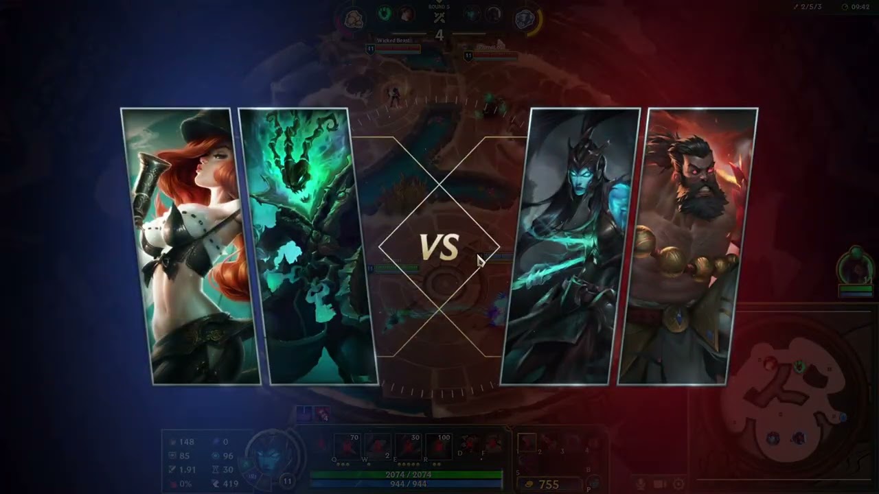 League of Legends - Kalista - 3/9/5 - Arena - 1:24am