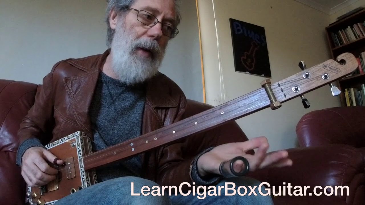 How to play Singing The Blues - LearnCigarBoxGuitar.com