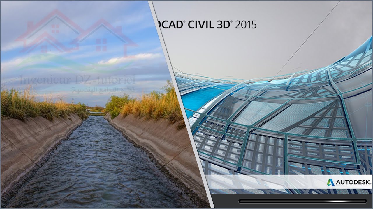 شرح تصميم قناة تصريف مياه الأمطار (Irrigation canal) + عمل المقاطع (Sections) على برنامج Civil 3d