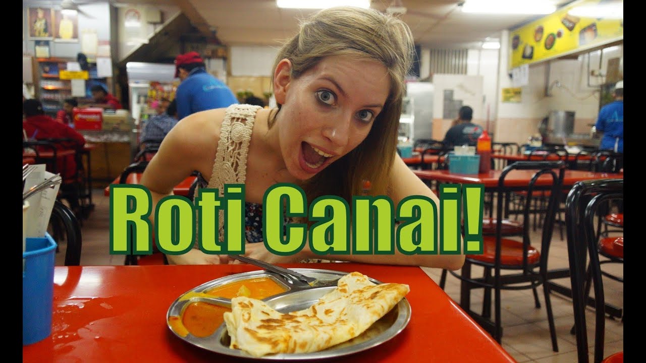 Eating Roti Canai in Kuala Lumpur, Malaysia