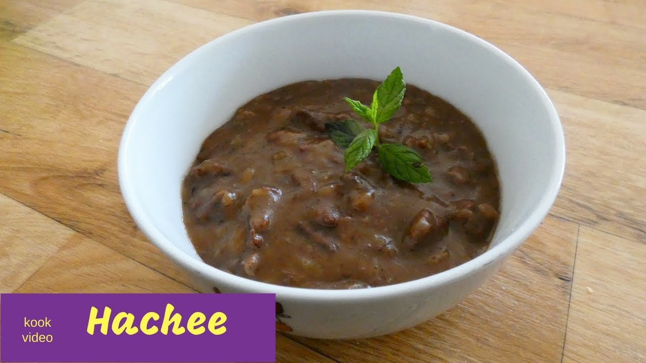 RUNDVLEES HACHEE (ouderwets recept)
