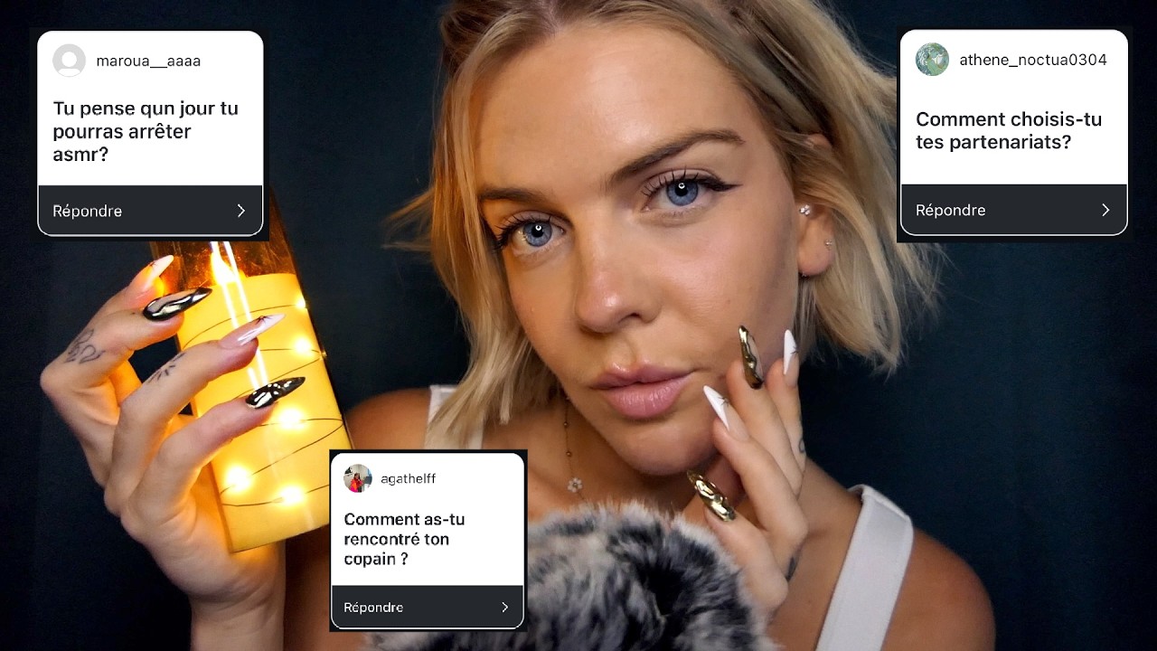 ASMR | Close-up FAQ✨ chuchotements et déclencheurs tout doux