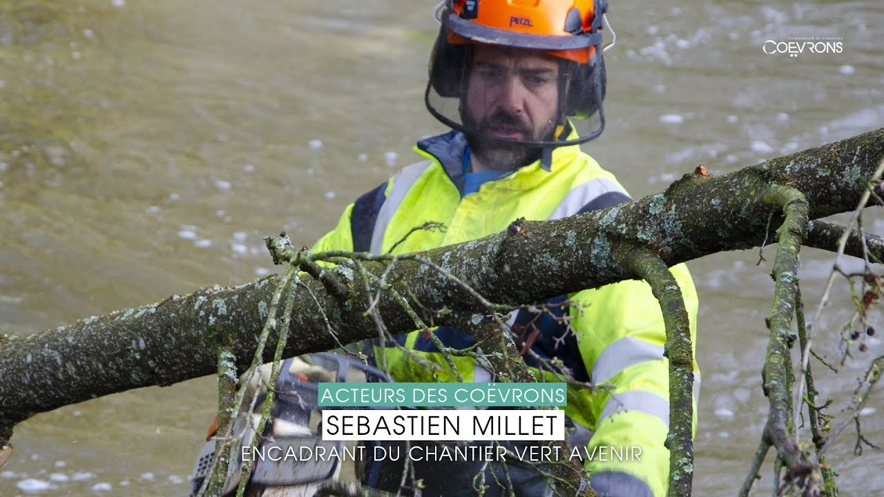 Sébastien Millet, encadrant technique du Chantier Vert Avenir